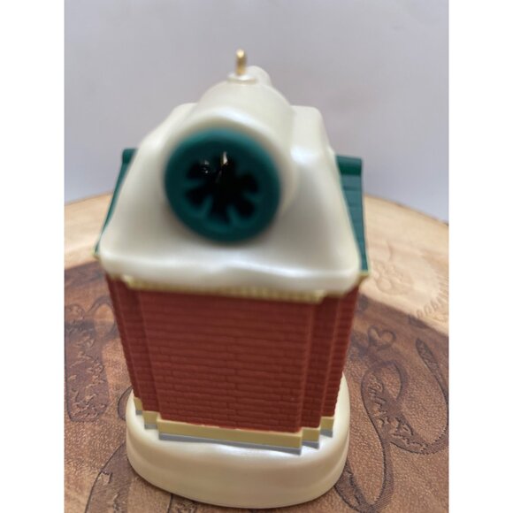 Hallmark Keepsake Kringleville Fire Station Ornament 2012 Santa & Pup Christmas - Picture 7 of 8